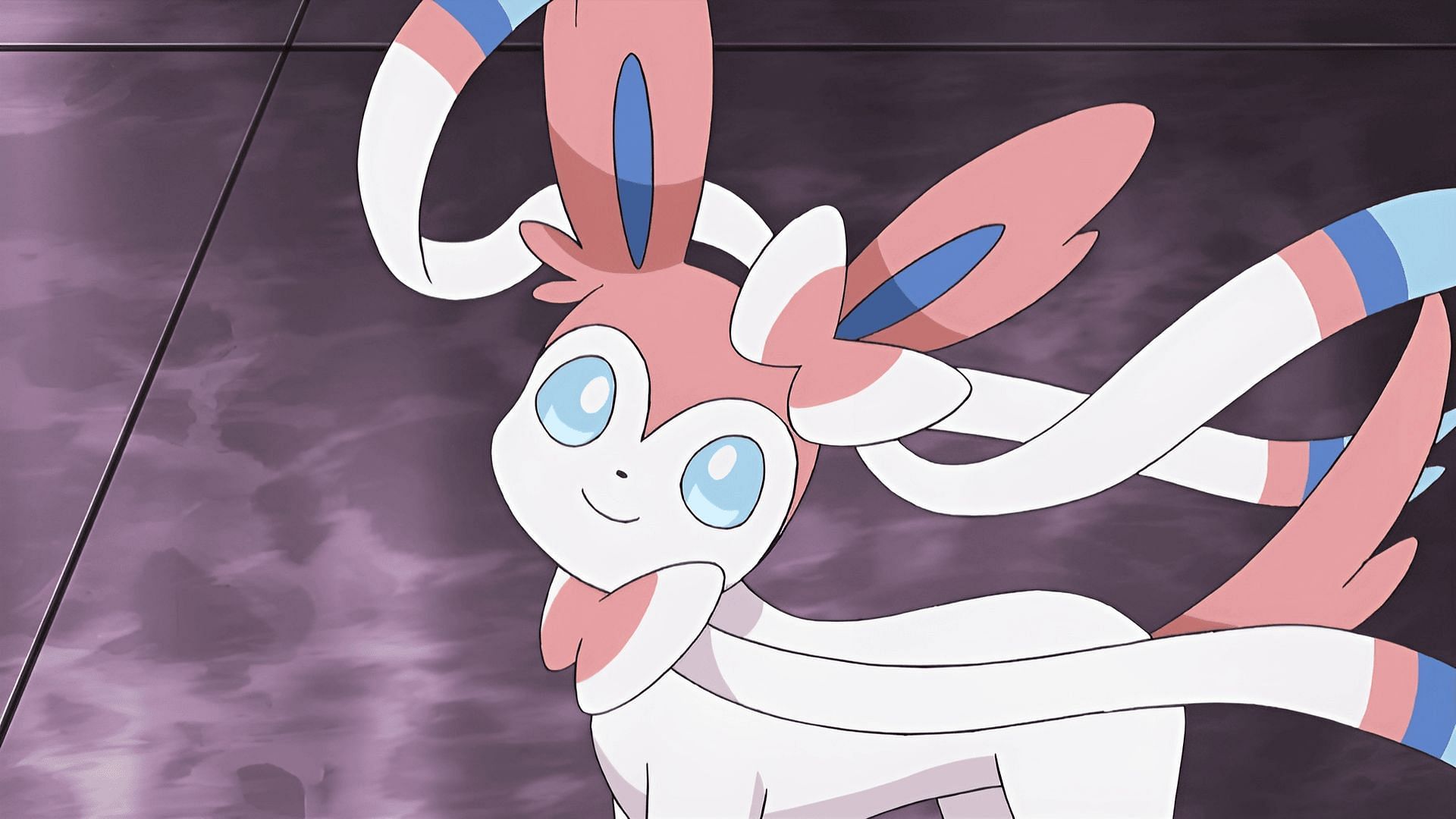 Sylveon in the anime (Image via TPC)